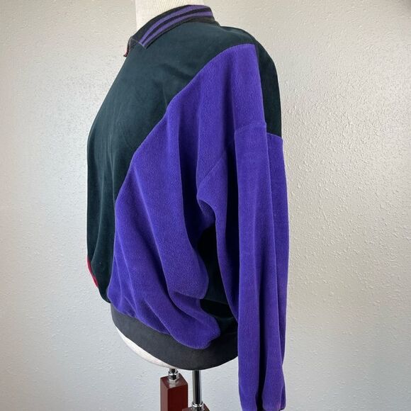 Vintage Cherry Hill Collared Sweatshirt Size M EUC - Picture 3 of 5